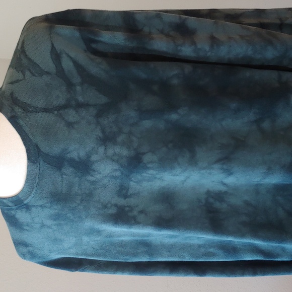 Banana Republic Men's 100% Cotton Long Sleeve Henley in Tie Dye Blue,Large - Picture 3 of 15